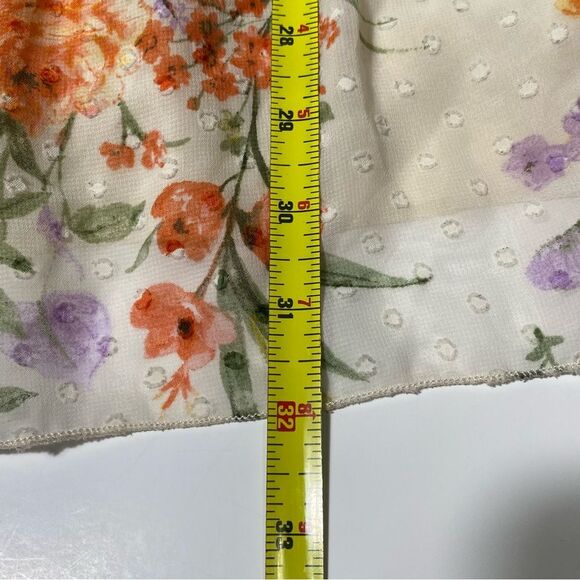 Flowy Fairycore Floral Whimsical Tiered Spring Dress Women's Size 11 - Picture 15 of 16